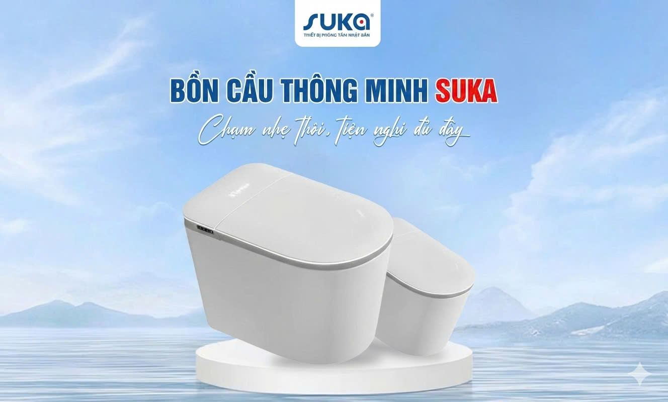 Bồn cầu thông minh SUKA: Công nghệ vượt trội, trải nghiệm đẳng cấp